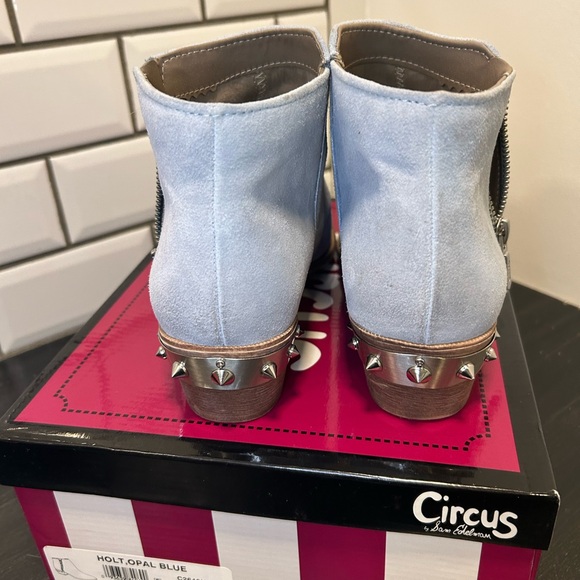Circus by Sam Edelman Sky Blue Ankle Booties - Picture 5 of 5
